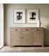 Consola aparador boho madera natural tres cajones y tres puertas mdmhogae