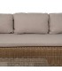 Set exterior sofa de tres plazas dos sillones y  mesa de fibra 2