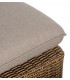 Set exterior sofa de tres plazas dos sillones y  mesa de fibra 8