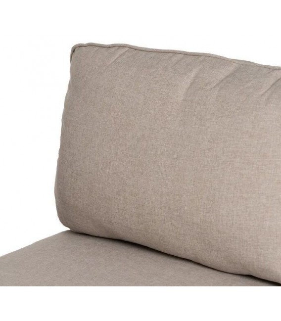 Set exterior sofa de tres plazas dos sillones y  mesa de fibra 9