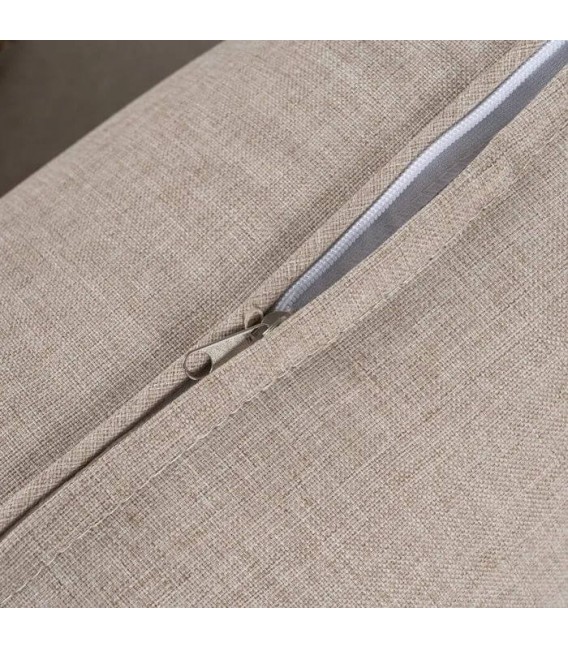 Set exterior sofa de tres plazas dos sillones y  mesa de fibra 11