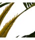 Planta artificial de interior grande con maceta negra decorativa 4