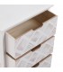 Cajonera auxiliar 3 cajones blanca cajones decorados gris para baño 2