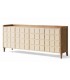 Aparador boho madera reciclada acabado color beige decorativo