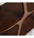 Estantería madera de mango teñido nogal diseño contemporáneo 2