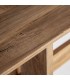 Consola XXL madera natural recuperada tratada estilo japandi 2