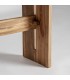 Consola XXL madera natural recuperada tratada estilo japandi 5