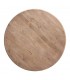 Mesa de comedor circular de madera de mango macizo artesanal boho 3