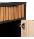 Taquillón con 2 puertas y 2 cajones de madera y metal industrial 5