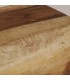 Mesa de centro de madera suar maciza natural artesanal estilo boho 2