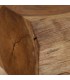 Mesa de centro de madera suar maciza natural artesanal estilo boho 1
