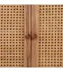 Aparador con 2 puertas y 10 cajones madera caña natural boho 6