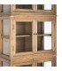 Vitrina 6 puertas cristal madera reciclada estilo boho natural 7