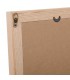 Espejo rectangular ventana con dos puertas de caña boho beige 3