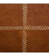 Mesa centro rectangular madera cuero hierro industrial ruedas 2