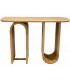 Consola entrada grande madera maciza de mango natural boho diseño 1