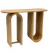 Consola entrada grande madera maciza de mango natural boho diseño 2