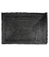 Alfombra rectangular yute color negro grande natural moderna