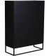 Vitrina de tres puertas y cajones madera metal industrial chic 2