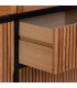 Vitrina de tres puertas y cajones madera metal industrial chic 4