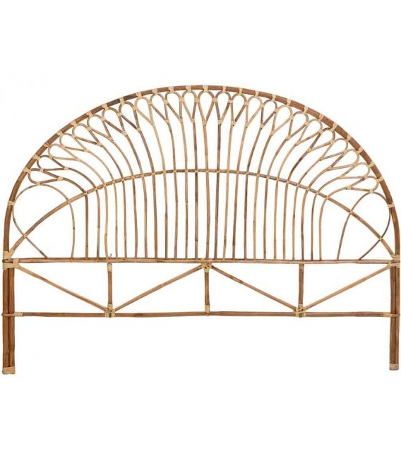 Cabecero matrimonio 178 de caña natural estilo boho artesanal 1