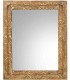 Espejo rectangular de madera de mango tallado a mano estilo boho 1