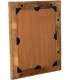 Espejo rectangular de madera de mango tallado a mano estilo boho 2
