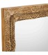 Espejo rectangular de madera de mango tallado a mano estilo boho 3
