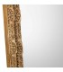 Espejo rectangular de madera de mango tallado a mano estilo boho 4