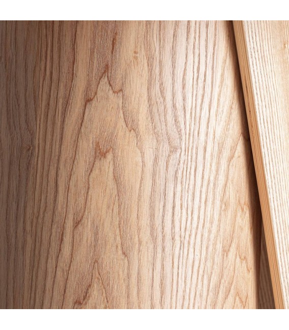Mesa comedor redonda pequeña madera fresno estilo contemporáneo 4