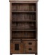 Estantería boho chic mango una puerta dos cajones hierro nogal 1