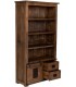 Estantería boho chic mango una puerta dos cajones hierro nogal 3