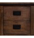 Estantería boho chic mango una puerta dos cajones hierro nogal 6