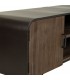Mueble TV industrial madera metal negro con dos puertas diseño 4
