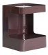 MESITA DE NOCHE 37 X 37 X 46 DALEX HIERRO MARRON