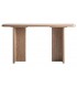 Consola de entrada de madera de color claro grande estilo boho 1