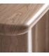 Consola de entrada de madera de color claro grande estilo boho 2