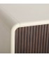 Mueble TV con 4 puertas de madera de mango color blanco y nogal 3