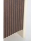 Mueble TV con 4 puertas de madera de mango color blanco y nogal 4