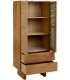 Armario estilo oriental de madera cuerda con 2 puertas cajones 2