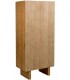 Armario estilo oriental de madera cuerda con 2 puertas cajones 3