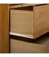 Armario estilo oriental de madera cuerda con 2 puertas cajones 4
