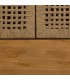 Armario estilo oriental de madera cuerda con 2 puertas cajones 5