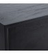 Aparador madera mindi color negro con dos puertas y tres cajones 5