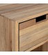 Estantería madera maciza de teca reciclada 3 cajones natural 3