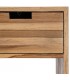 Estantería madera maciza de teca reciclada 3 cajones natural 6