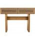 Consola entrada madera cuerda natural de dos cajones oriental 1