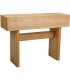 Consola entrada madera cuerda natural de dos cajones oriental 4