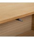 Consola entrada madera cuerda natural de dos cajones oriental 7