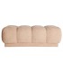Banco pie de cama bouclé  color beige estilo contemporaneo tapizado 1